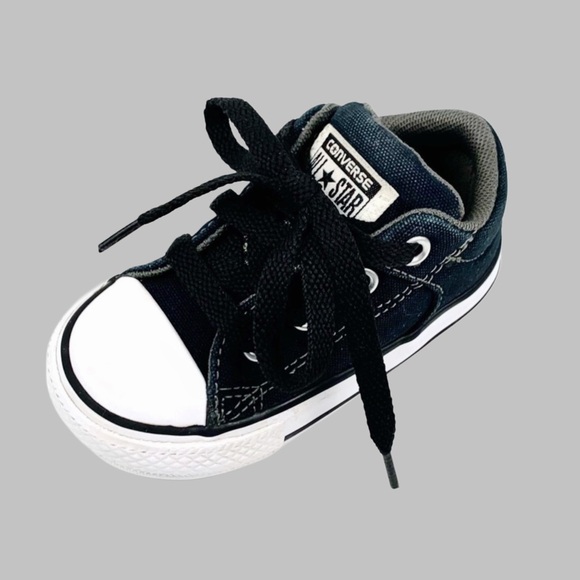 Converse Other - Converse All Star Infant Black Low Top Sneaker Size 5